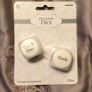 Decision dice, novelties for newlyweds